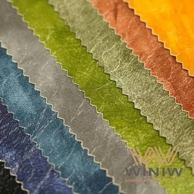 Crocodile Pattern Garment PU Leather Faux Snakeskin Print Leather For Clothing